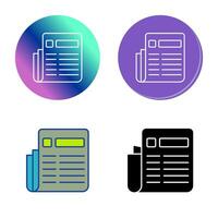 News Paper Vector Icon