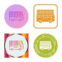 Double Bus Vector Icon