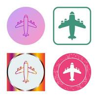 Flying Airplane Vector Icon