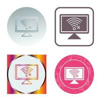 Disconnected Network Vector Icon