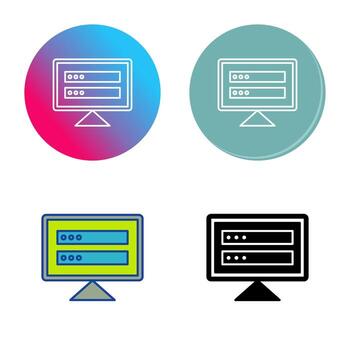 Corrupted Data Vector Icon
