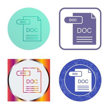 DOC Vector Icon