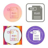 RAR Vector Icon