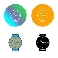 icono de vector de reloj de pulsera