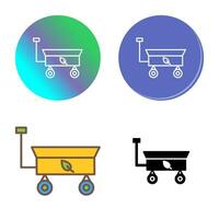 Garden Cart Vector Icon