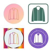 icono de vector de chaqueta