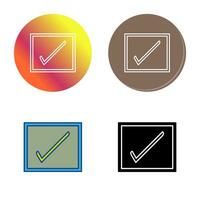 Checkbox Vector Icon
