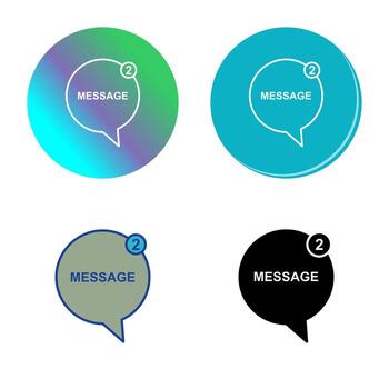 Message Bubbles Vector Icon