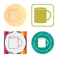 icono de vector de taza de café