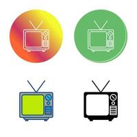 Television Broadcast Vector Icon