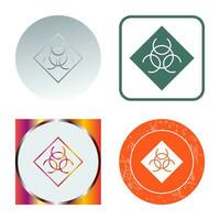 Biological Hazard Vector Icon
