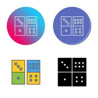 Domino Game Vector Icon