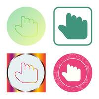 Unique Hold Vector Icon