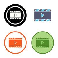 Unique Video and Animation Vector Icon