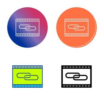 icono de vector de optimización de enlace único