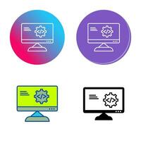 Unique Code Optimization Vector Icon