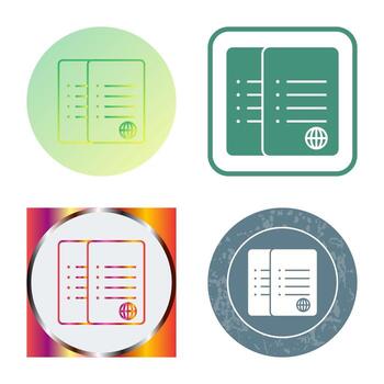 Unique Network Files Vector Icon