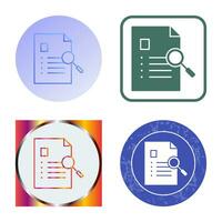 Unique Case Study Vector Icon