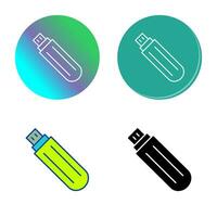 Unique USB Drive Vector Icon