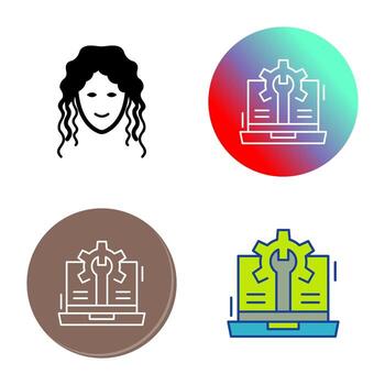 icono de vector de desarrollo web