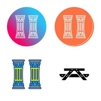 icono de vector de columna