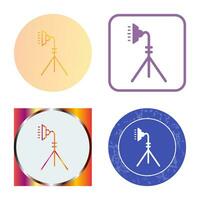 Unique Light Stand Vector Icon