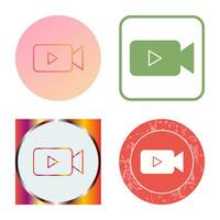 Unique Video Vector Icon