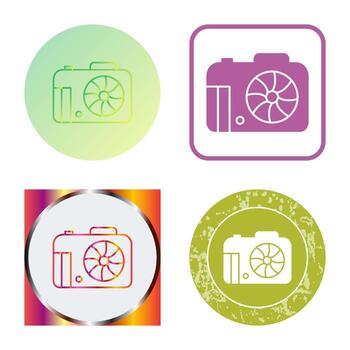 icono de vector de cámara única