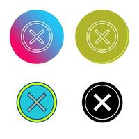Do Not Cross Vector Icon
