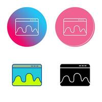 Webpage Statistics Vector Icon