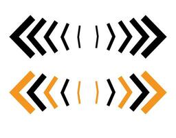 Vector speed arrow, direction arrow, fast forward sign.