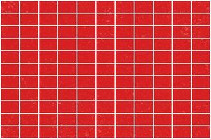 Vintage Red glass tile grunge textures vector illustration.