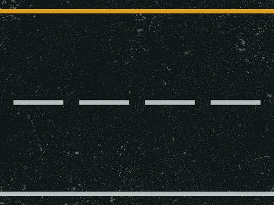 Asphalt road texture with road marking, paved road with dividing strips vector illustration.