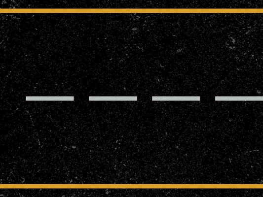 Asphalt road texture with road marking, paved road with dividing strips vector illustration.