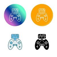 icono de vector de controlador de juego