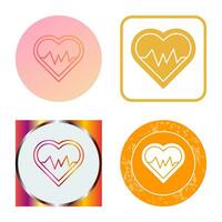 Heart Beat Vector Icon