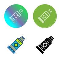 pegar icono vectorial vector