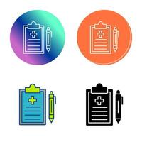 Medical Record Vector Icon