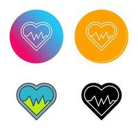 Heart Beat Vector Icon