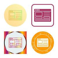 Web Design Vector Icon