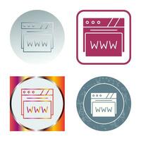 Web Browser Vector Icon