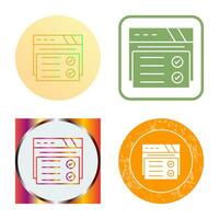 Web Browser Vector Icon