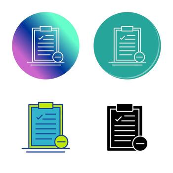 quitar icono de vector