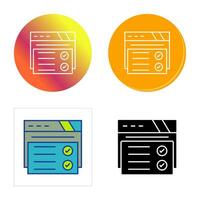 Web Browser Vector Icon