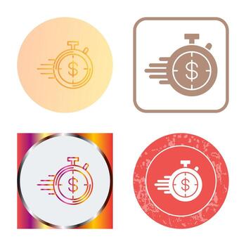 icono de vector de temporizador