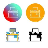 Desk Vector Icon