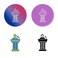 Podium Vector Icon