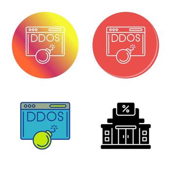 Ddos Attack Vector Icon