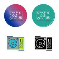 Turntable Vector Icon