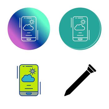 icono de vector de nube